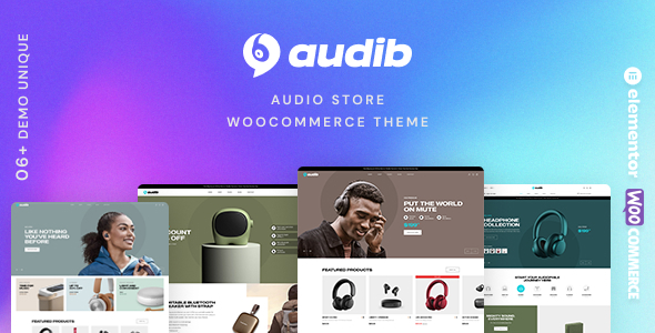 Audib - Audio Store WooCommerce Theme Logo