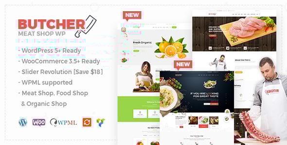 Butcher - Meat Shop WooCommerce WordPress Theme Logo