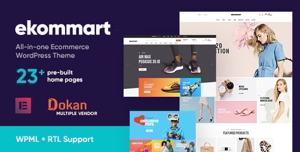 ekommart - All-in-one eCommerce WordPress Theme Logo