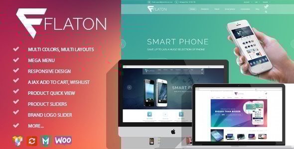 Flaton - WooCommerce Responsive Digital Theme Logo
